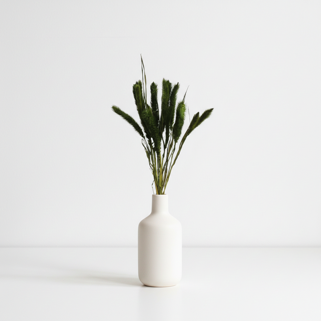 Sušená Setaria tmavě zelená – elegantní přírodní dekorace do kytic a aranžmá